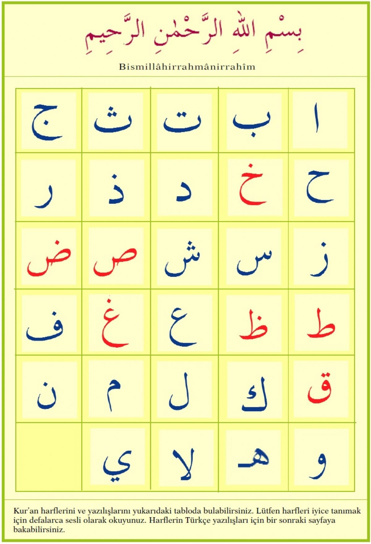 Rüyada Elifba görmek